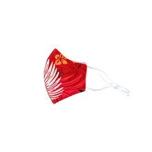 Load image into Gallery viewer, Premium Stitch Red Tropical Mask