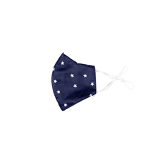 Load image into Gallery viewer, Premium Stitch Navy with White Star Mask
