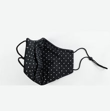 Load image into Gallery viewer, Premium Stitch Black Pearl Mask