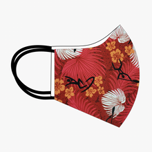 Load image into Gallery viewer, Premium Stitch Red Tropical Mask