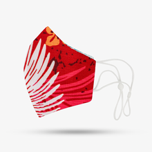 Load image into Gallery viewer, Premium Stitch Red Tropical Mask