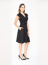 Load image into Gallery viewer, Business Casual Wrap Dress