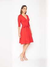 Load image into Gallery viewer, Business Casual Wrap Dress